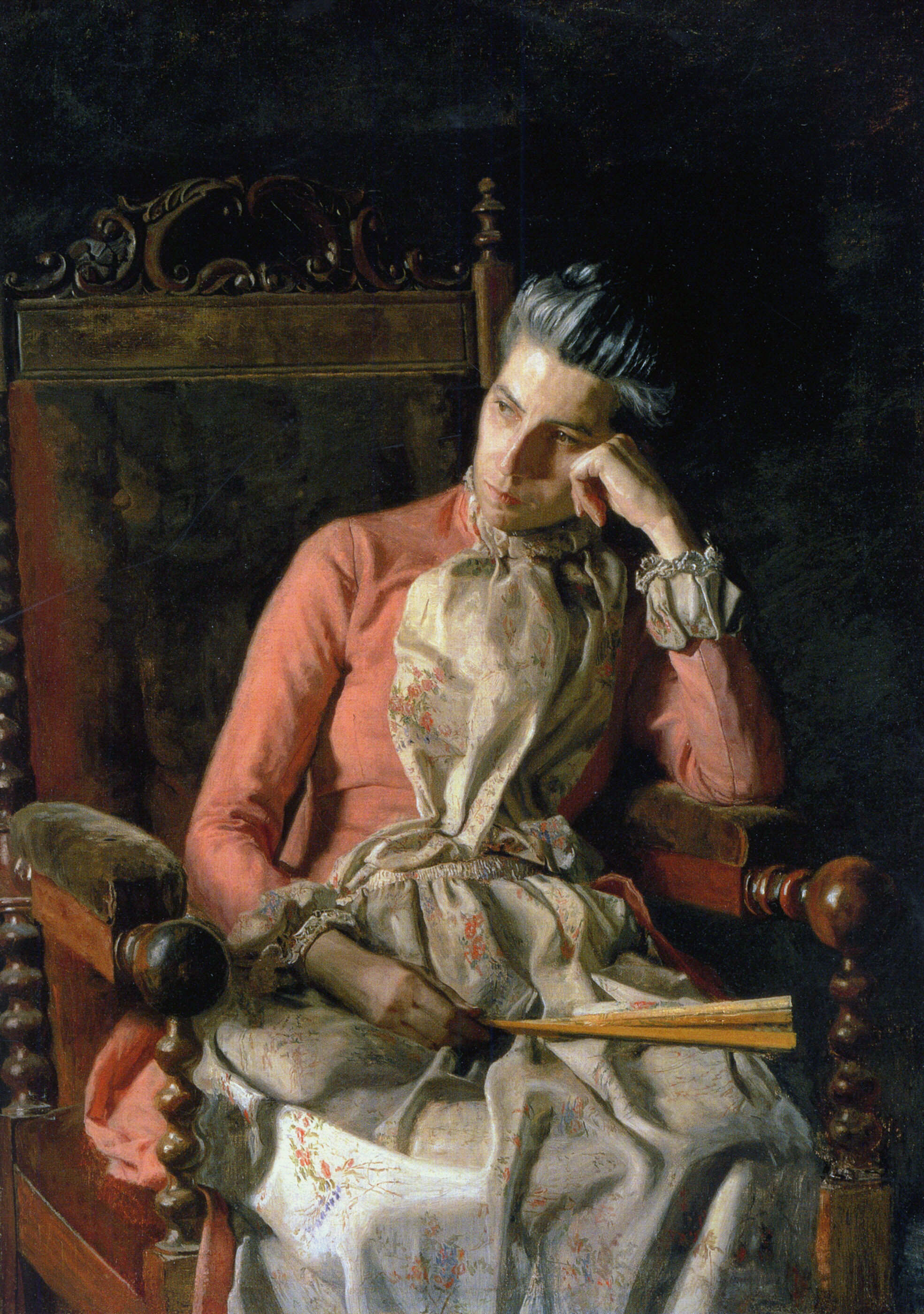 Portrait of Amelia Van Buren by Thomas Eakins