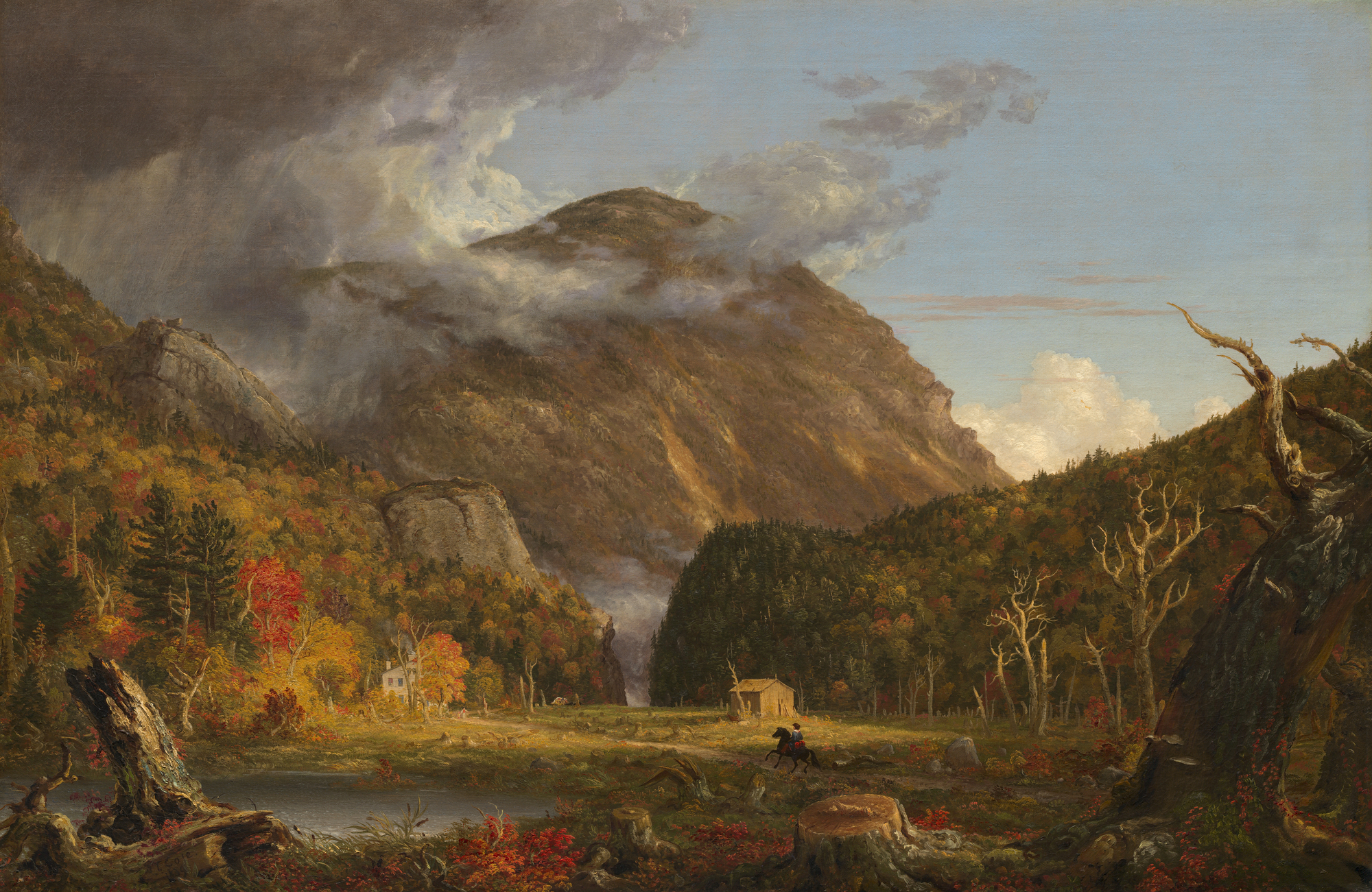 Notch of the White Mountains (Crawford Notch) by Thomas Cole