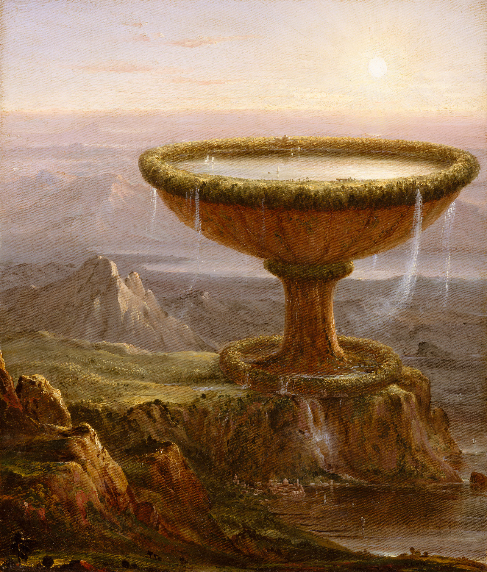 The Titan's Goblet by Thomas Cole