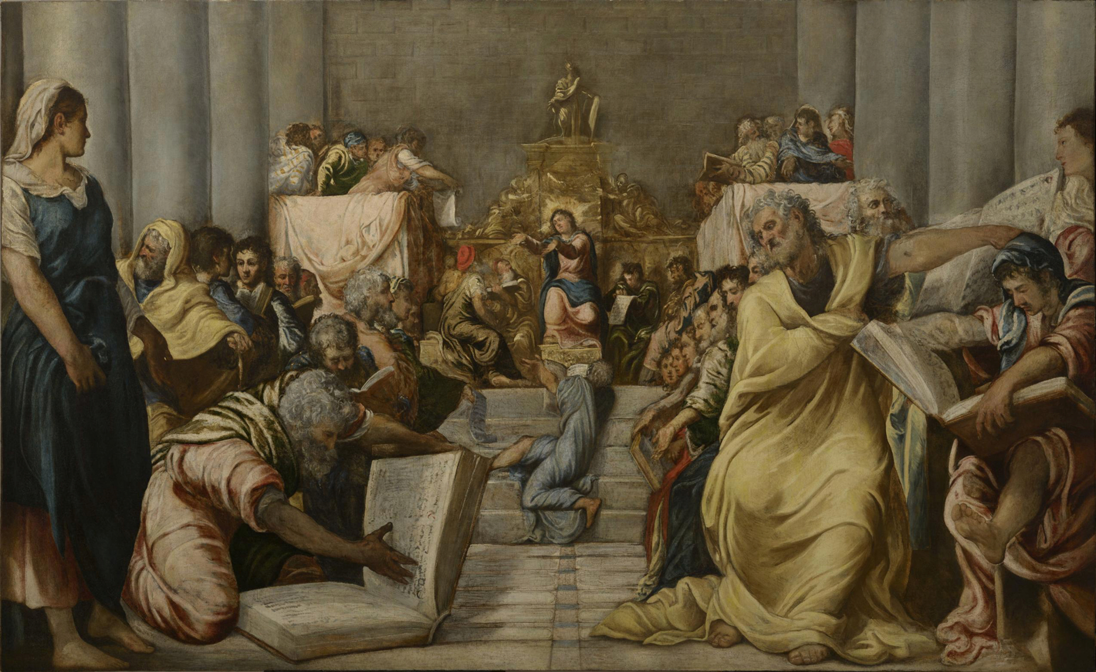 Christ disputing in the Temple by Tintoretto