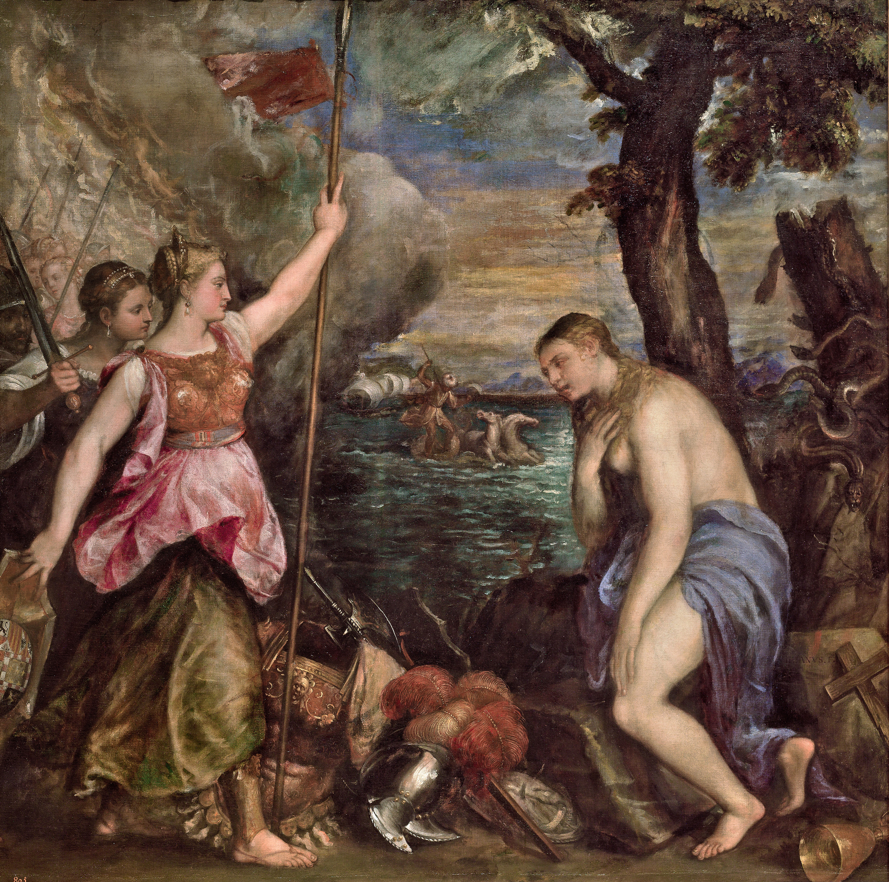 Spain Succouring Religion by Titian