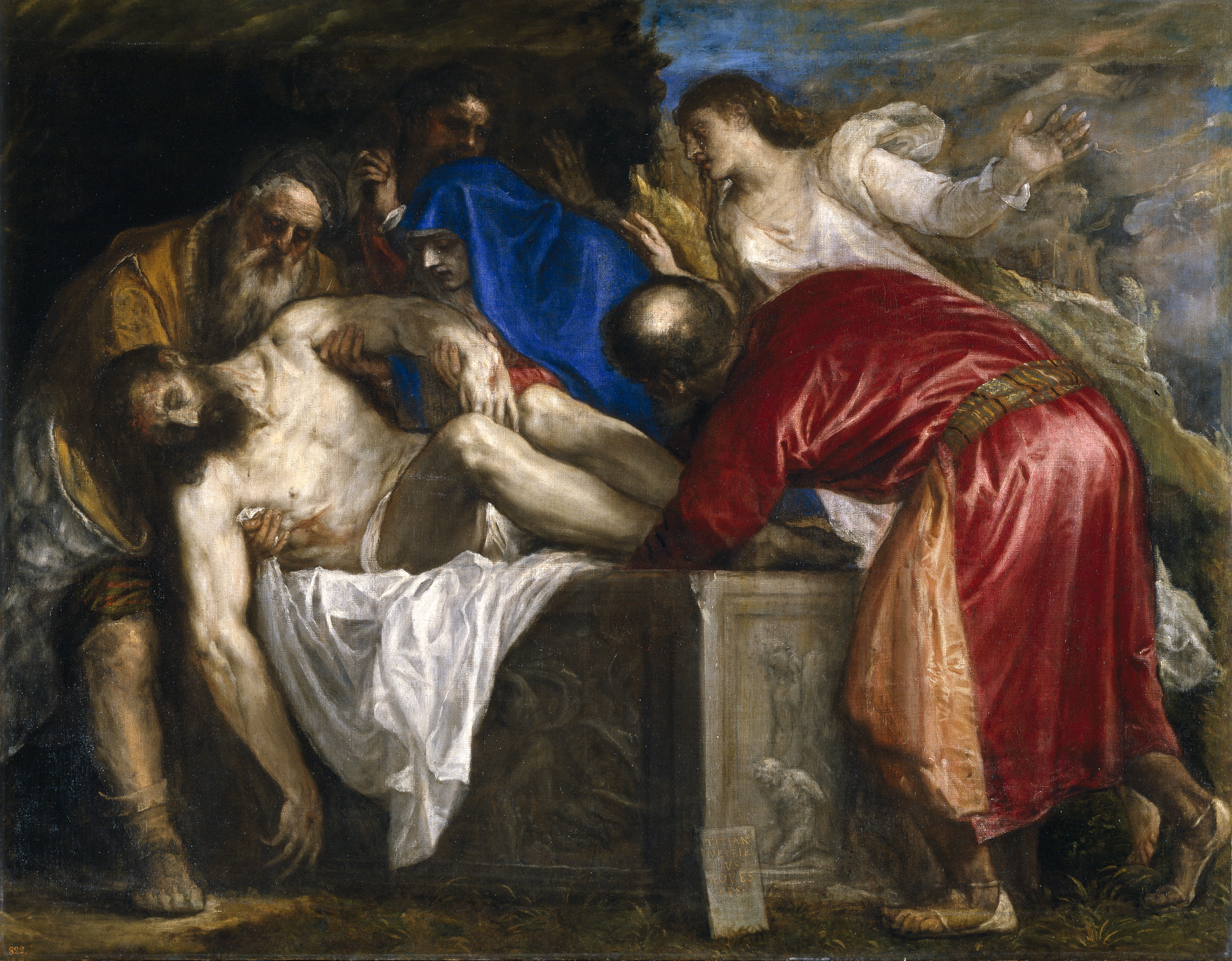 The Burial of Christ - 1559 by Titian