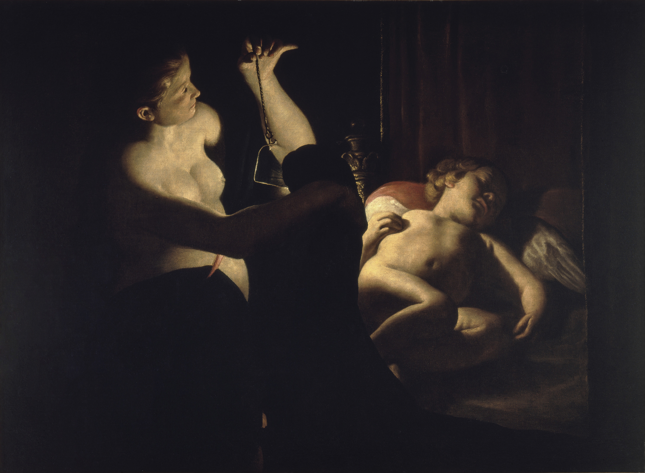 Cupid and Psyche by Trophime Bigot