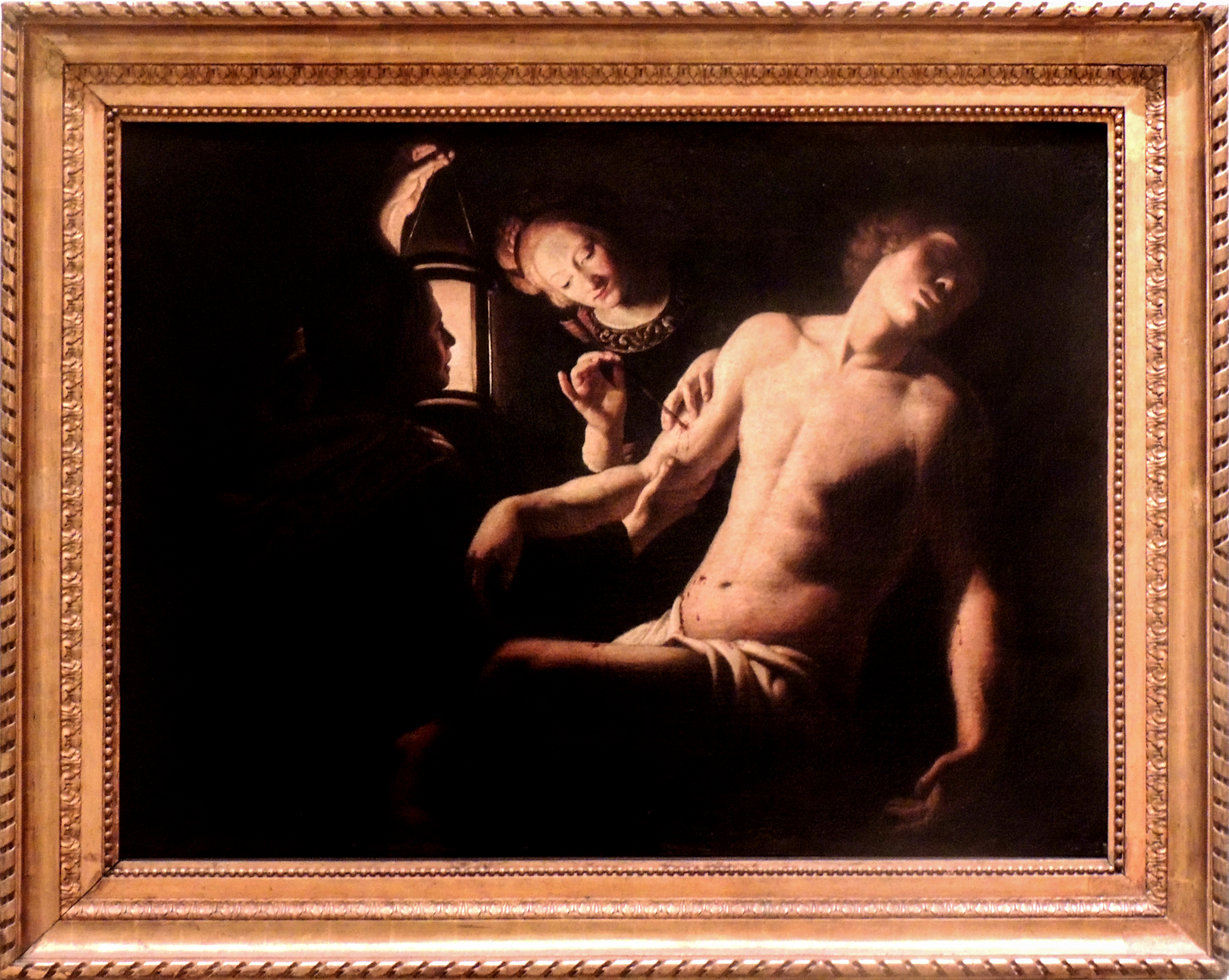 St. Sebastian Aided by St. Irene by Trophime Bigot