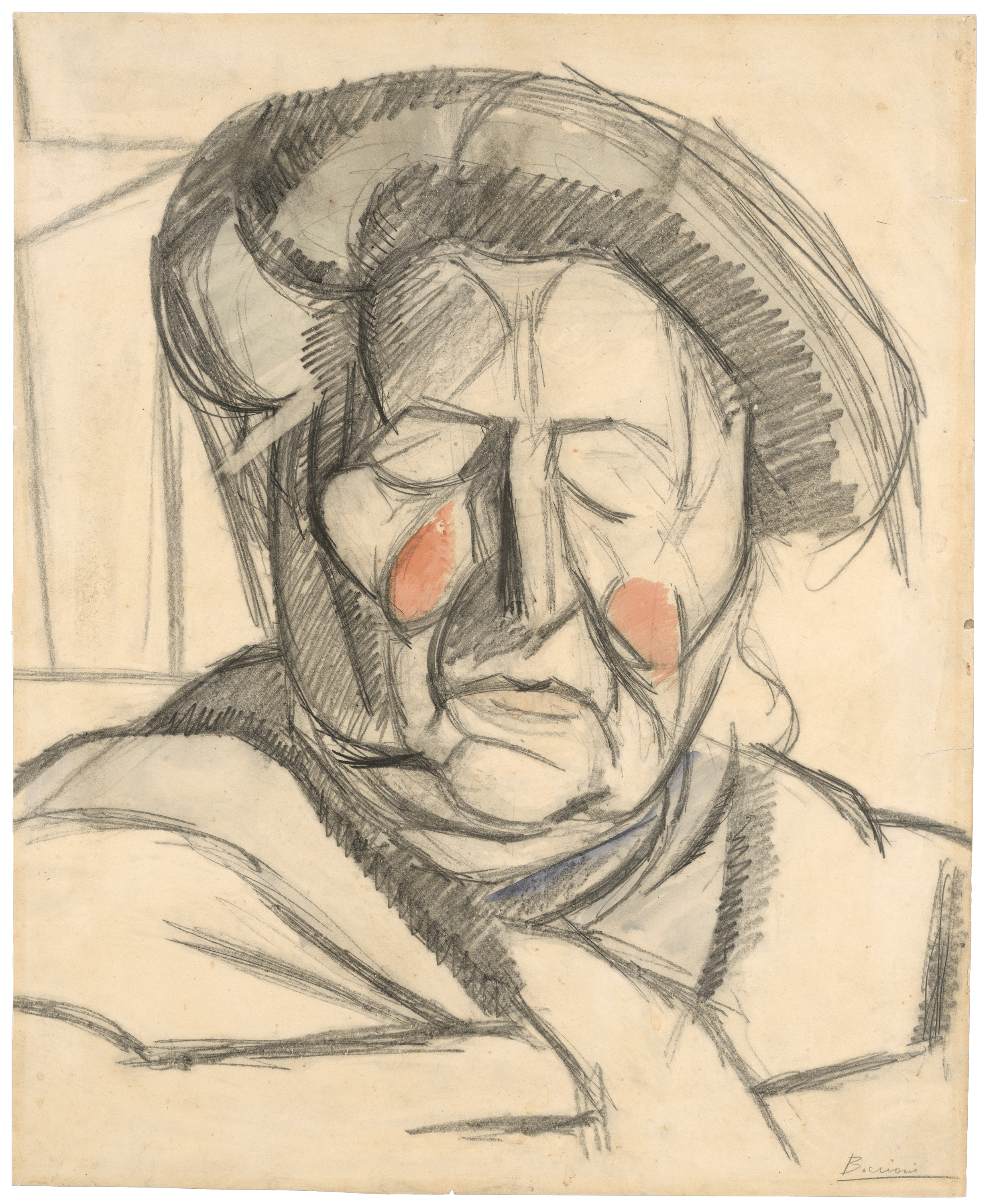 The Artist's Mother by Umberto Boccioni