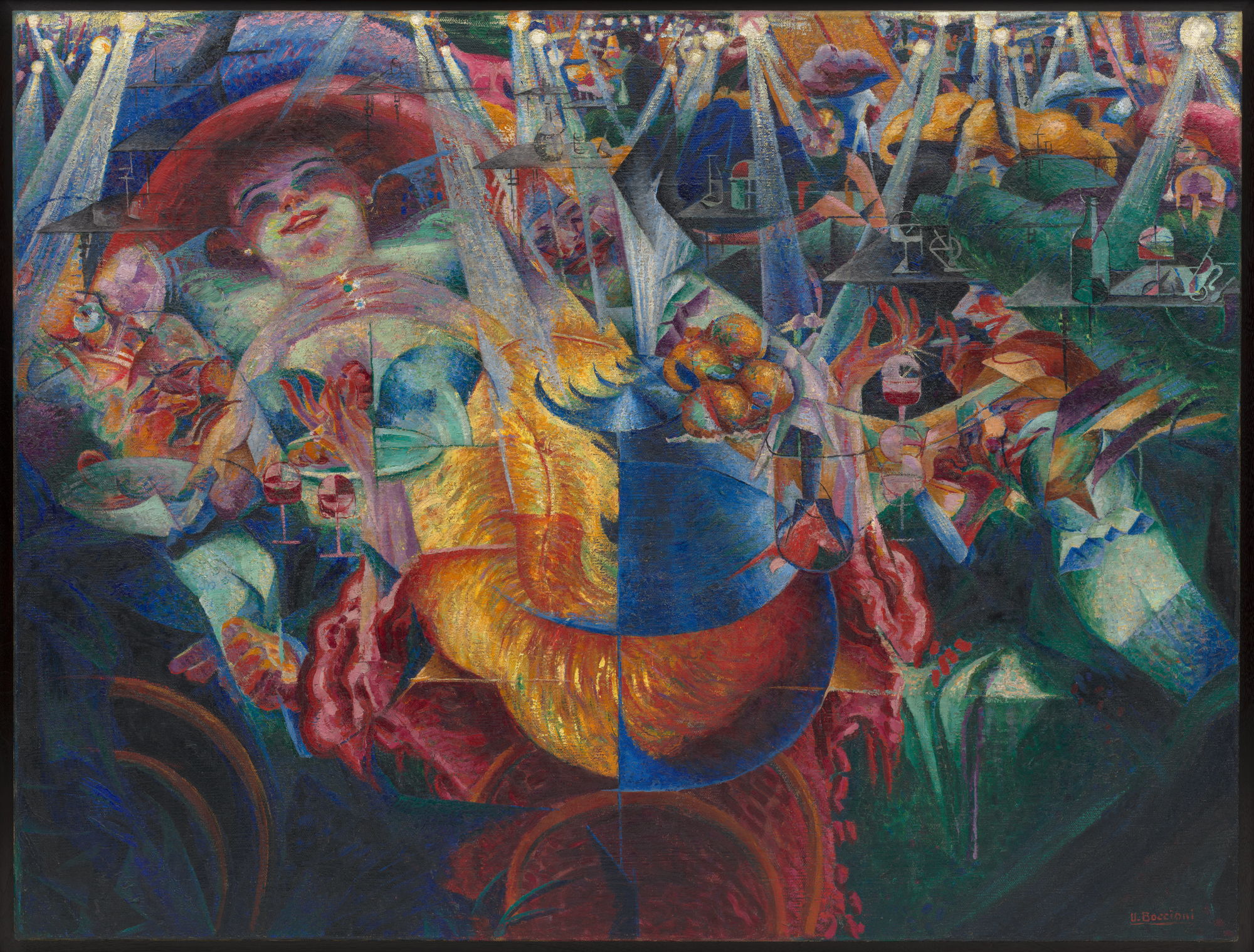 The Laugh by Umberto Boccioni