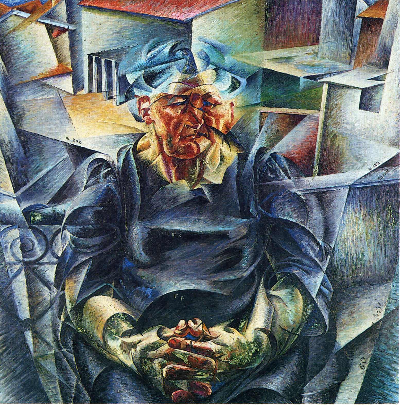 Horizontal Volumes by Umberto Boccioni