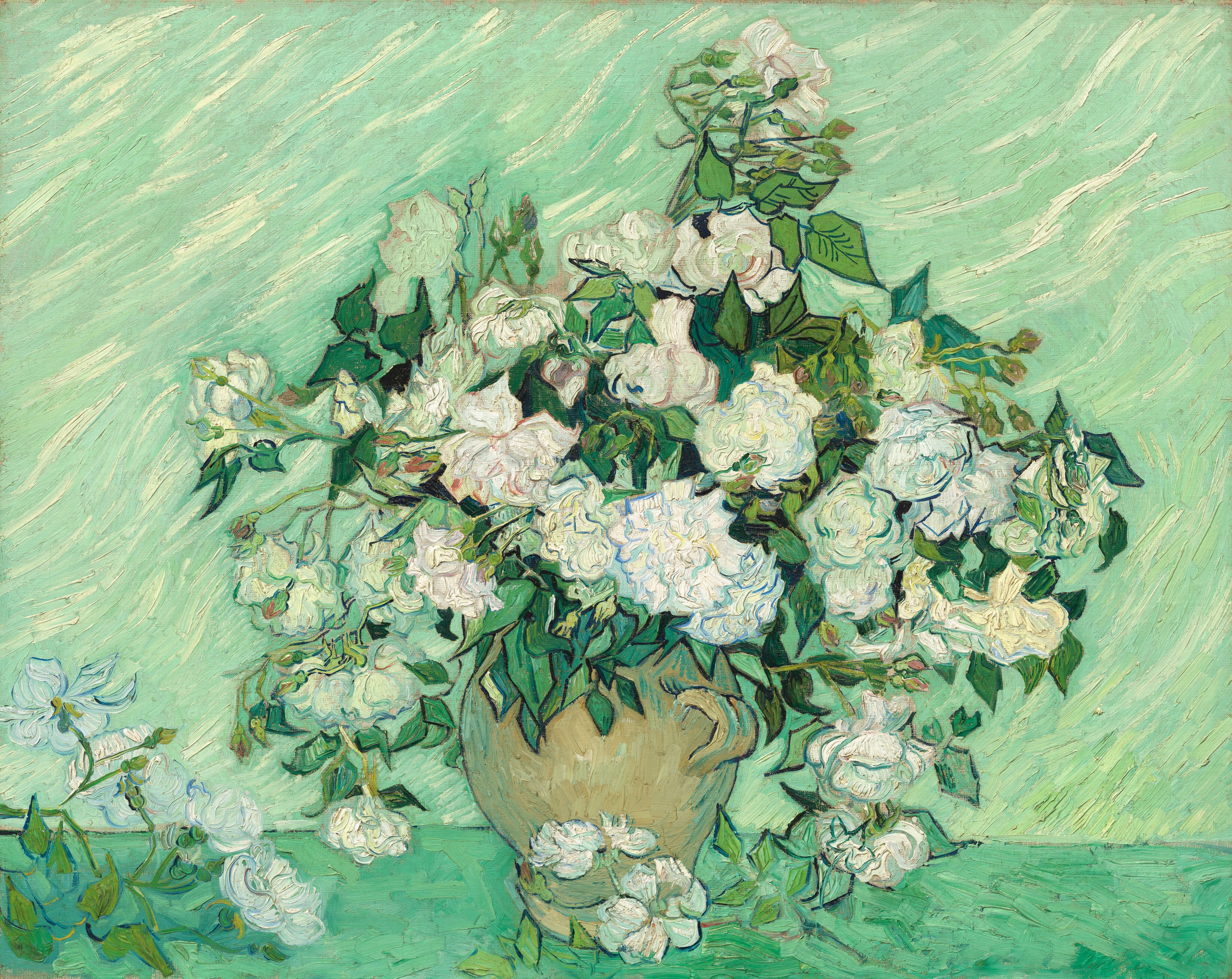 Roses by Vincent Van Gogh