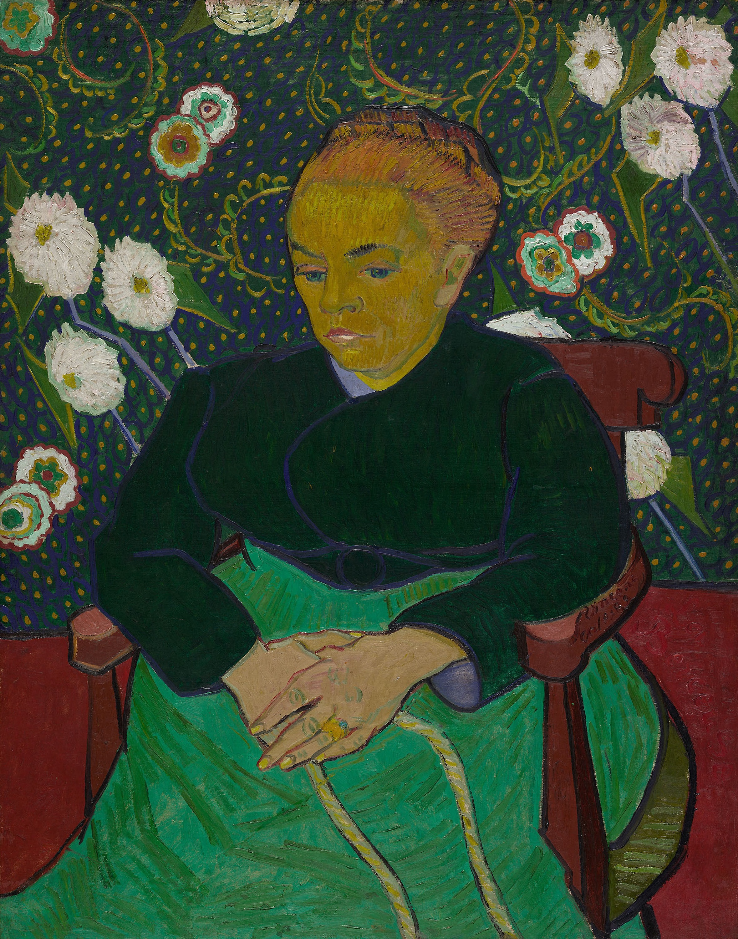 Madame Roulin Rocking the Cradle by Vincent Van Gogh
