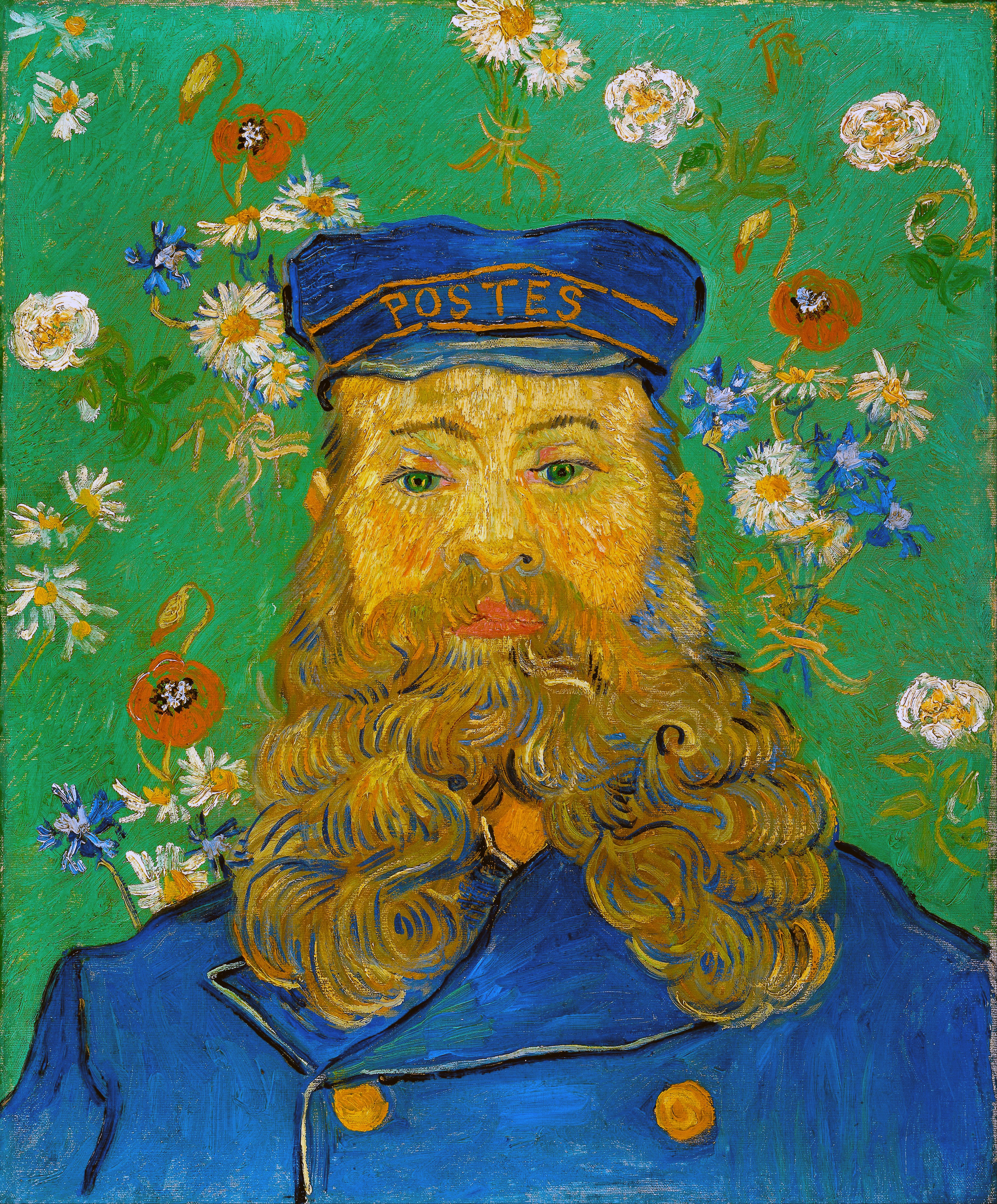 Portrait of Joseph Roulin by Vincent Van Gogh