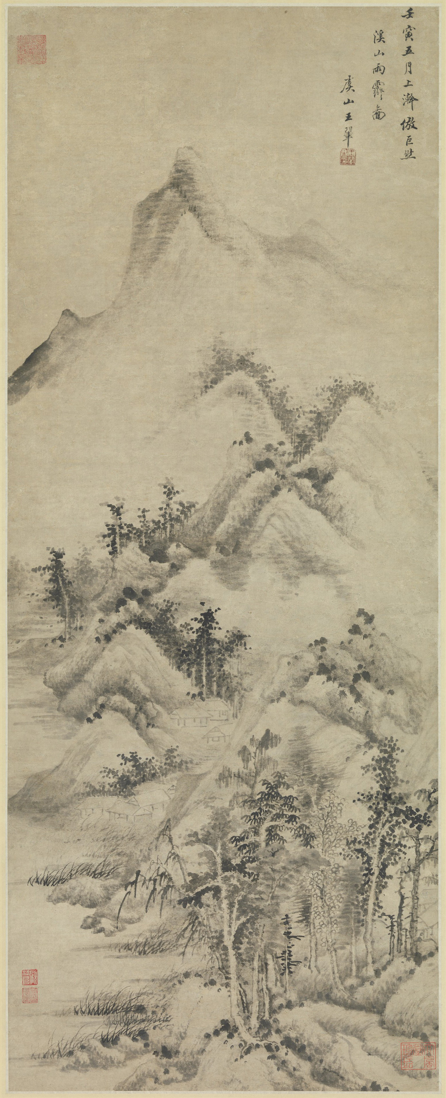 Clearing after Rain over Streams and Mountains by Wang Hui (王翚)