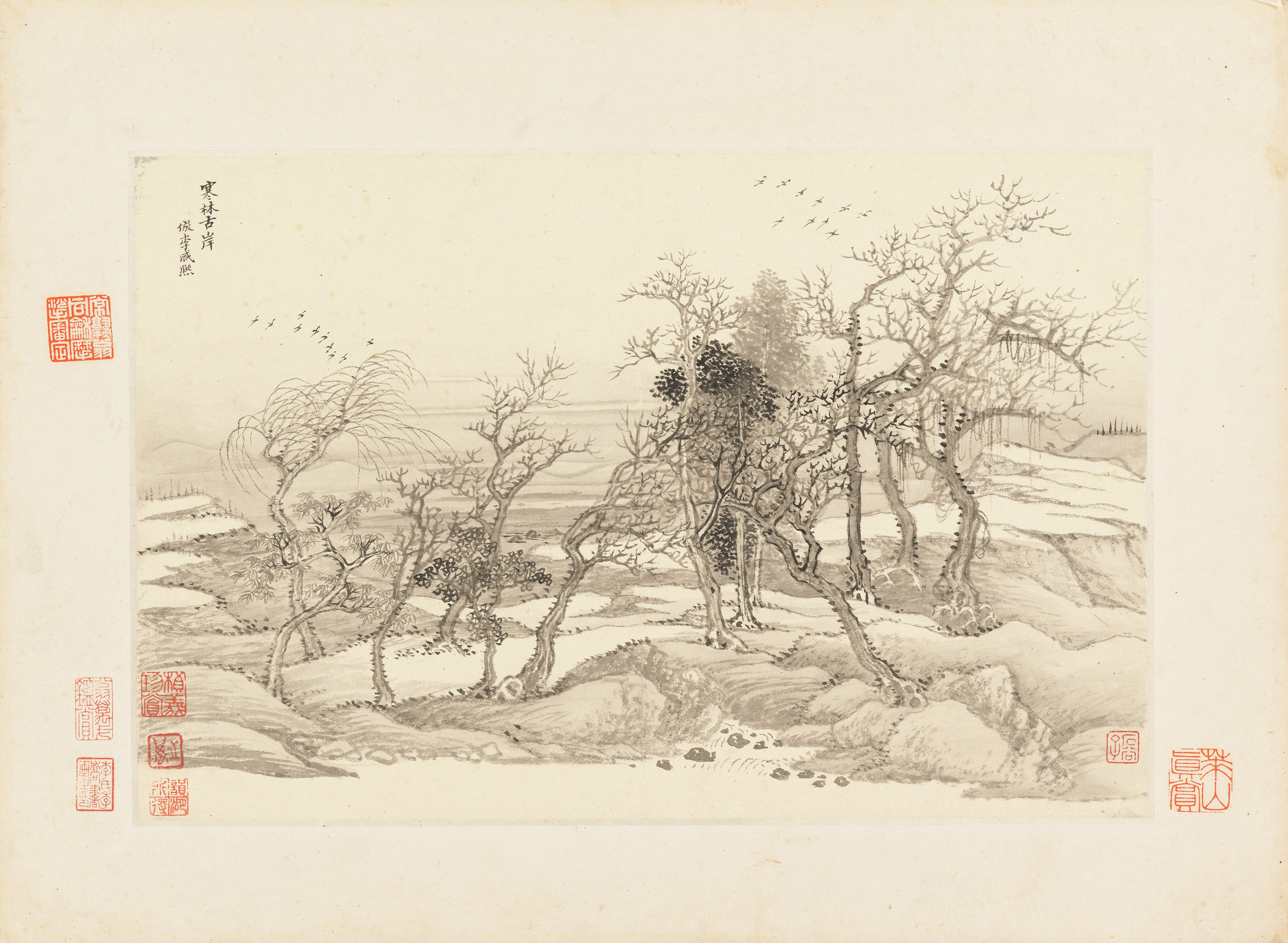 Landscapes 9, 仿古山水圖 by Wang Hui (王翚)