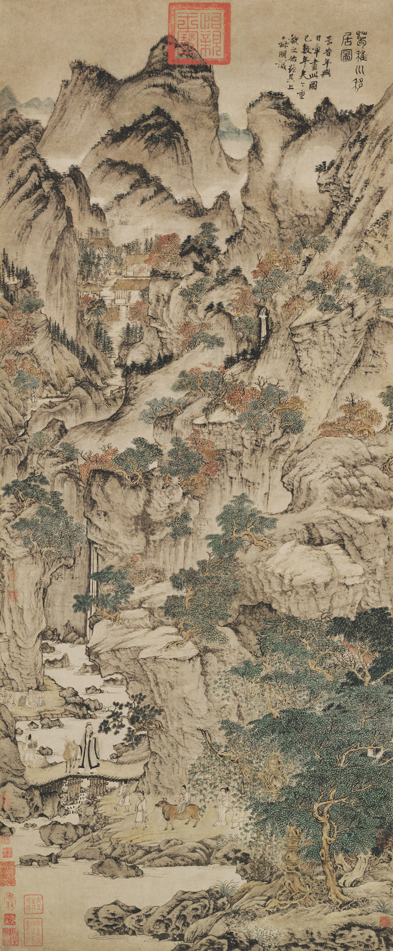 Ge Zhichuan Moving to the Mountains by Wang Meng