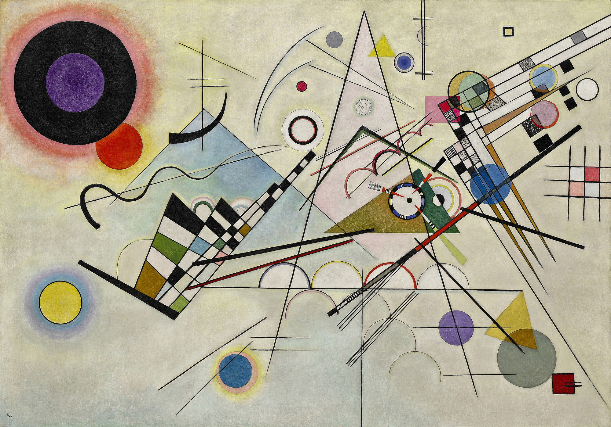 Composition 8 by Wassily Kandinsky