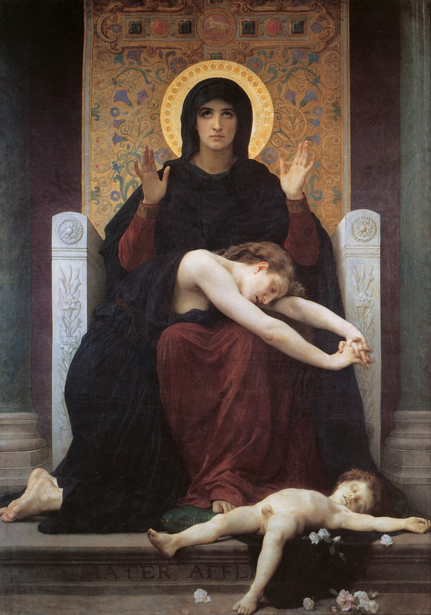 Virgin Comforter by William-Adolphe Bouguereau
