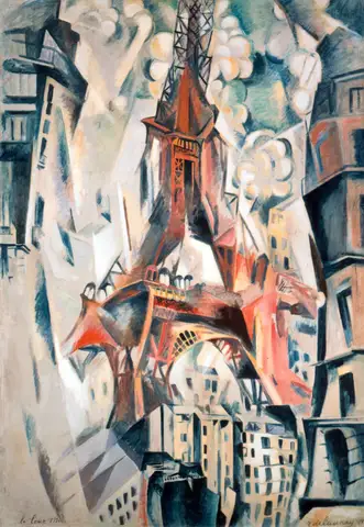 Eiffel Tower with Trees by Robert Delaunay