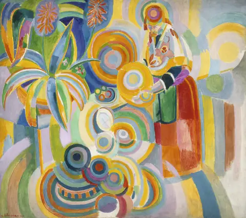 Portuguese Woman by Robert Delaunay