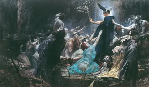 Souls on the Banks of the Acheron by Adolf Hirémy-Hirschl