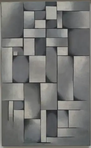 Composition in Gray (Rag-time) by Theo van Doesburg
