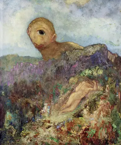 The Cyclops by Odilon Redon