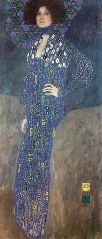 Portrait of Emilie Flöge by Gustav Klimt