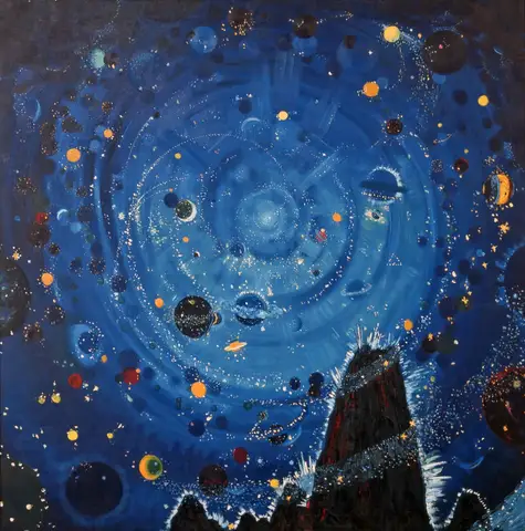 Starry Sky, Attempt by Wenzel Hablik