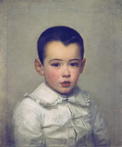 Pierre Bracquemond as a Child by Marie Bracquemond