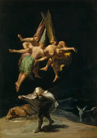 The Witches Flight by Francisco de Goya y Lucientes