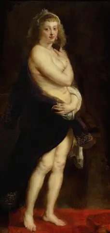 Hélène Fourment in a Fur Robe by Peter Paul Rubens