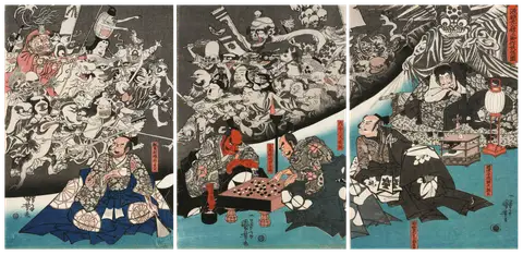 The Earth Spider Creating Monsters by Utagawa Kuniyoshi