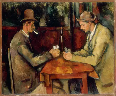 The Card Players by Paul Cézanne