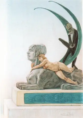 The Sphinx by Félicien Rops
