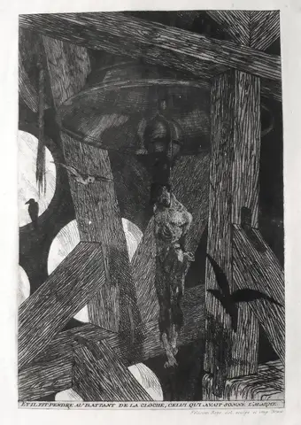 The Hanged Man by Félicien Rops