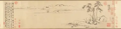 Twin Pines, Level Distance by Zhao Mengfu