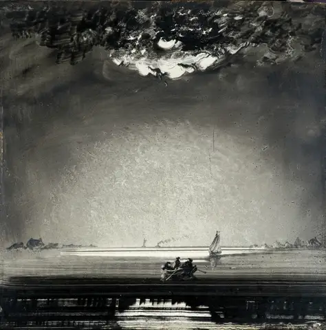 Månelys by Peder Balke