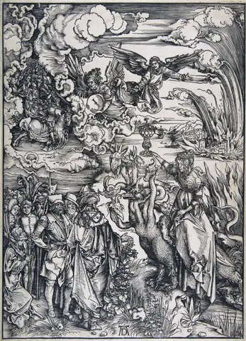 The Apocalypse — The Whore of Babylon by Albrecht Dürer