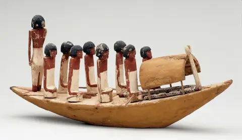 Model of Egyptian Nile Boat by Ancient Egypt