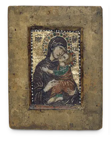 Portable Icon with the Virgin Eleousa by Medieval Art