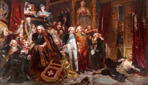 Rejtan, The Fall of Poland by Jan Matejko