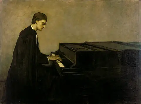Renata Borgatti, Au Piano by Romaine Brooks