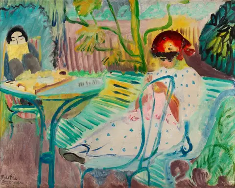 In the Garden by Sigrid Hjertén
