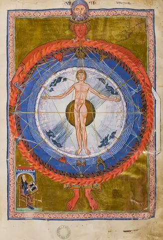 Book of Divine Works, Part 1, Vision 2: The Cosmic Spheres and Human
Being by Hildegard von Bingen