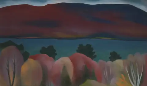 Lake George - Autumn by Georgia O'Keeffe