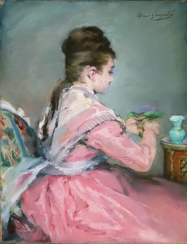 The Bouquet of Violets by Eva Gonzalès
