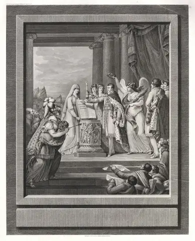 Allegory of Napoleon's Coronation by François Anne David