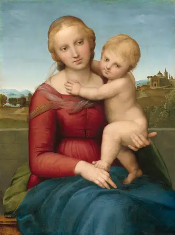 The Small Cowper Madonna by Raphael Sanzio