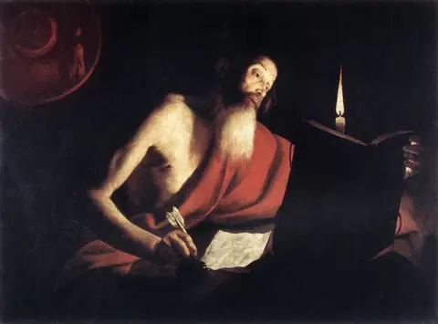 St Jerome by Trophime Bigot
