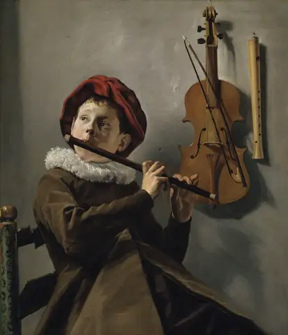 Young Flute Player by Judith Leyster