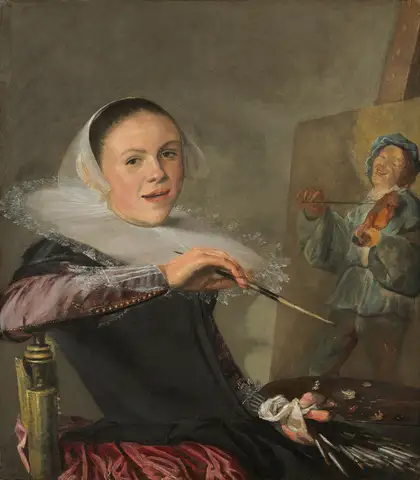 Self-Portrait by Judith Leyster