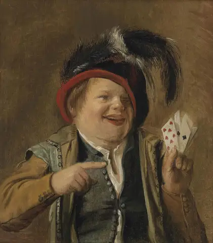 A Card Player by Judith Leyster